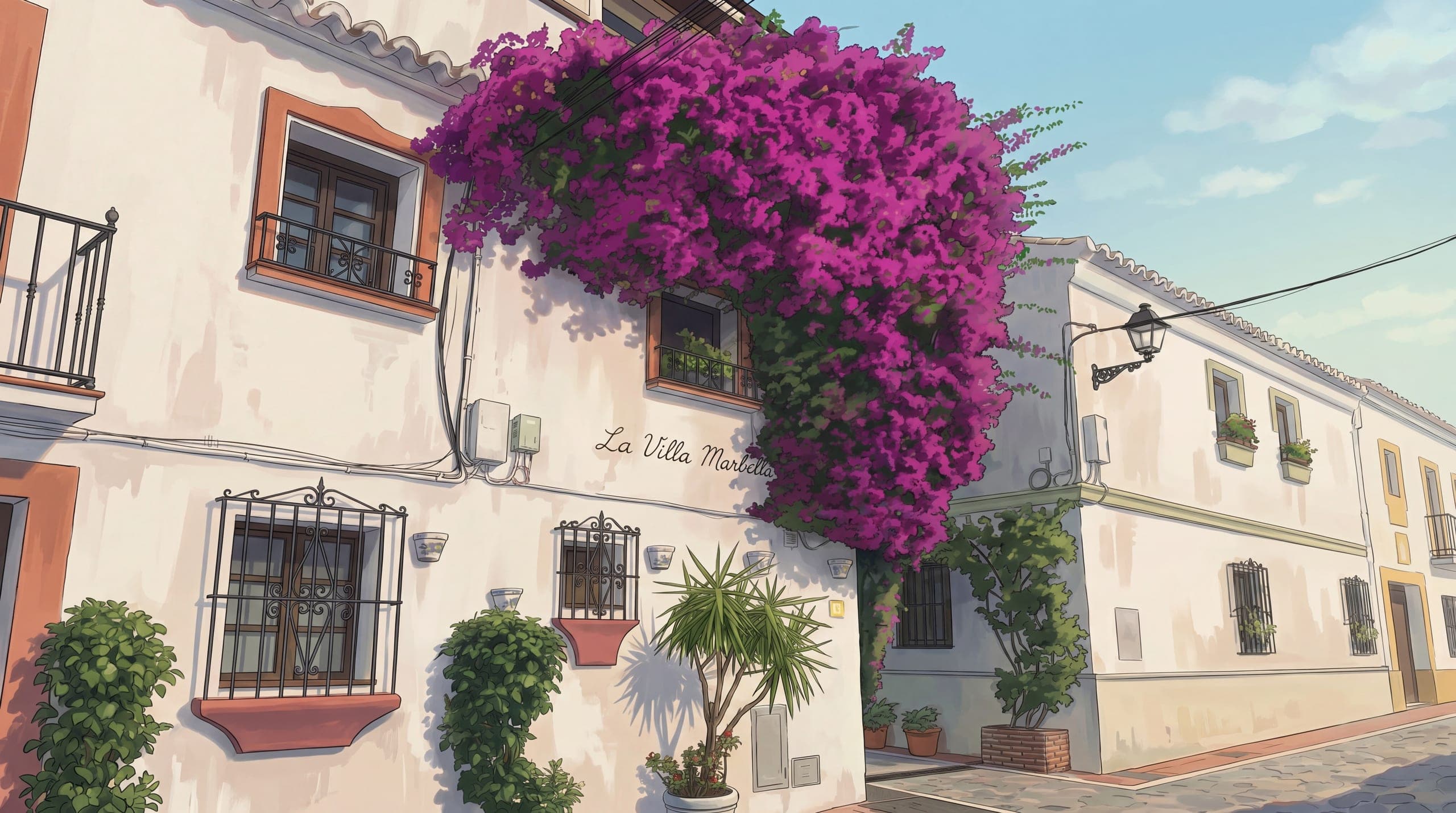 La Villa Marbella interior, hand-collected Asian decor in an Andalusian house